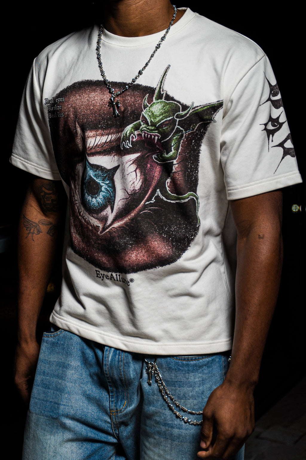 Real Eyes Tee (White)