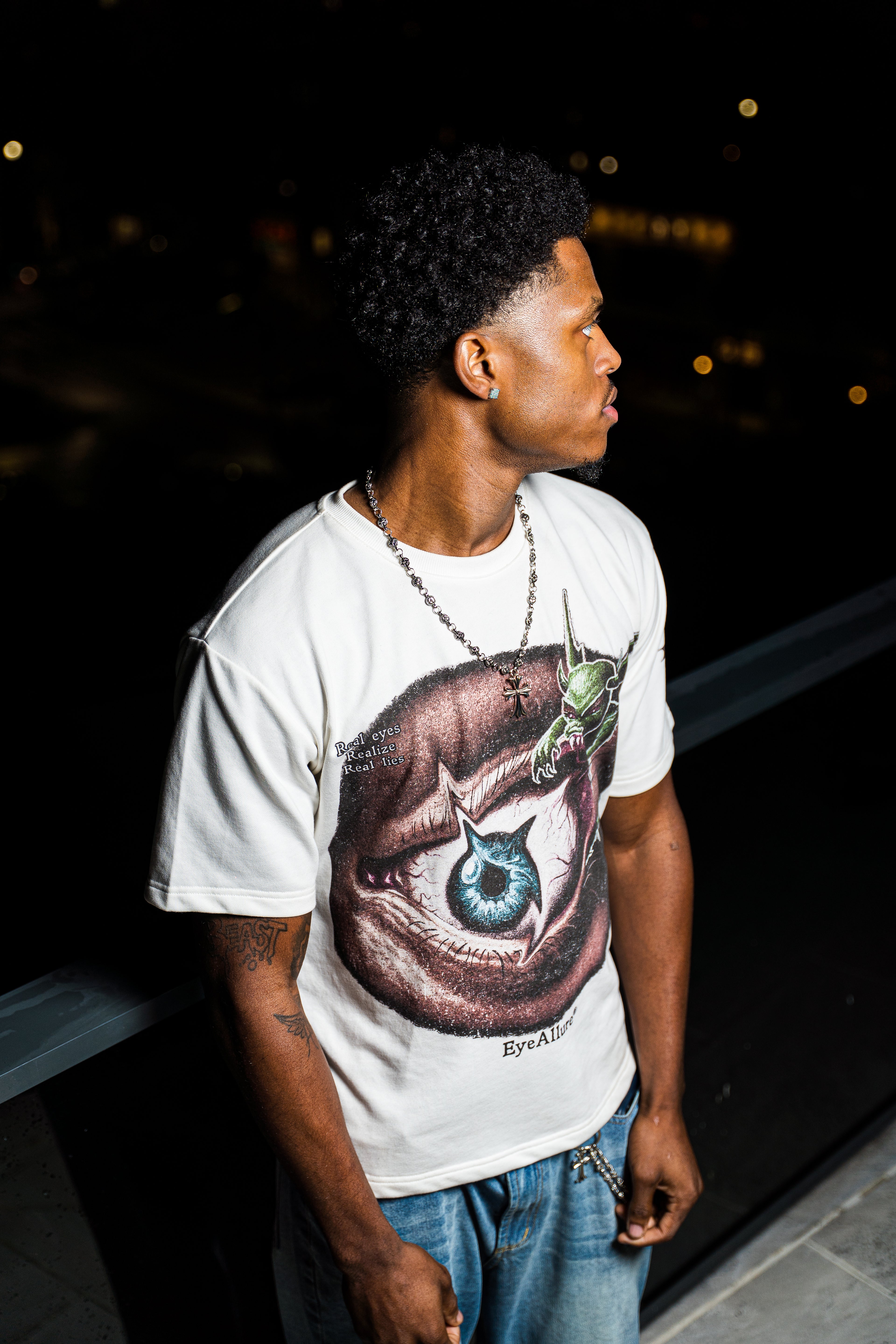 Real Eyes Tee (White)